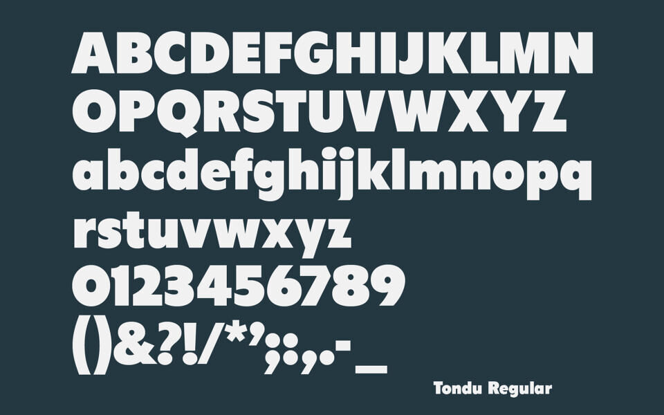 Tondu Font