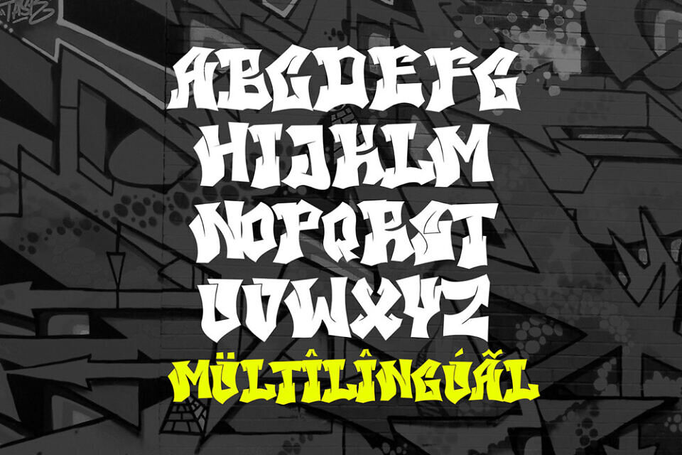 Unde Boom Graffiti Font