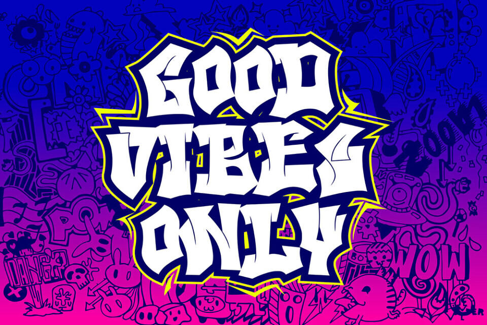 Unde Boom Graffiti Font