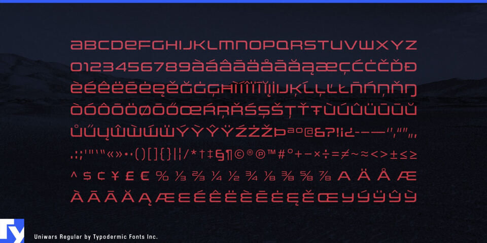 Uniwars Font
