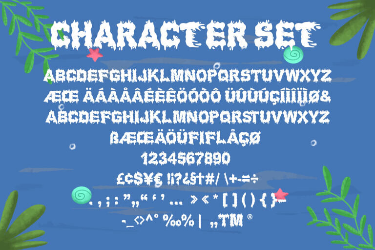 Water Splash Font
