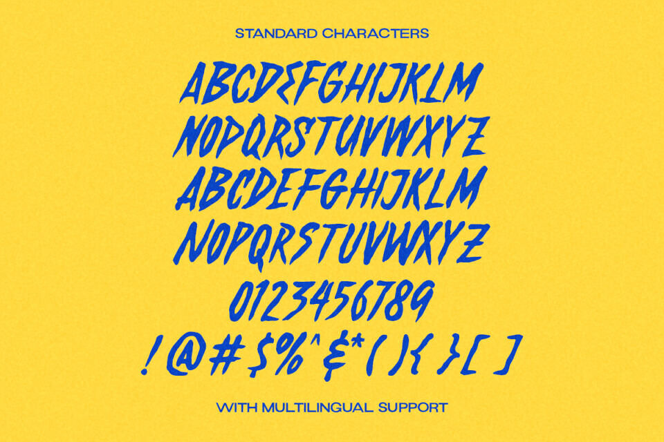 Wild Thunder Font