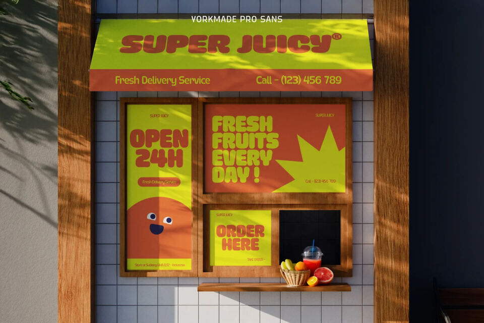 Yorkmade Pro Font Family