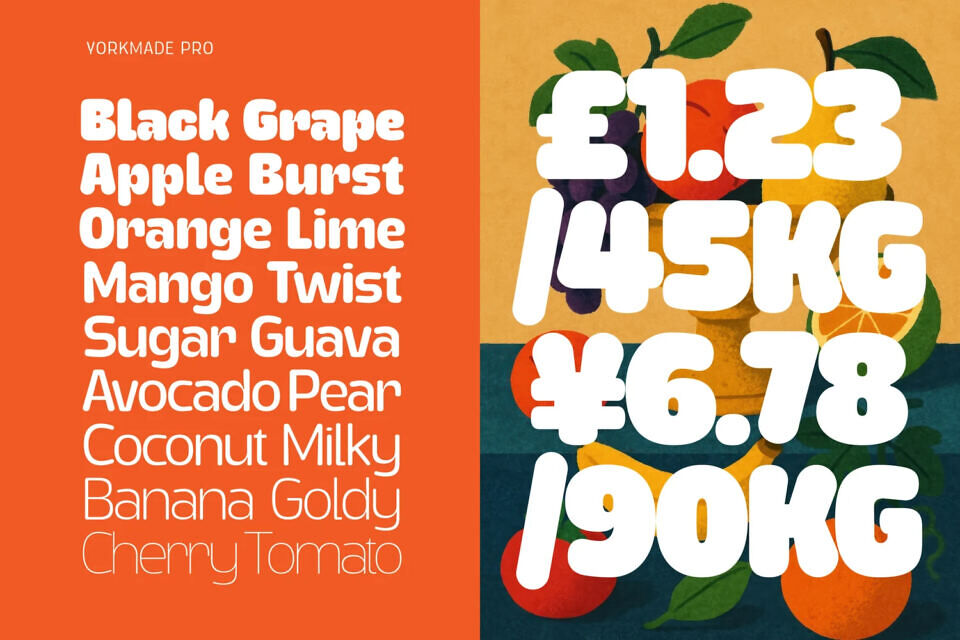 Yorkmade Pro Font Family