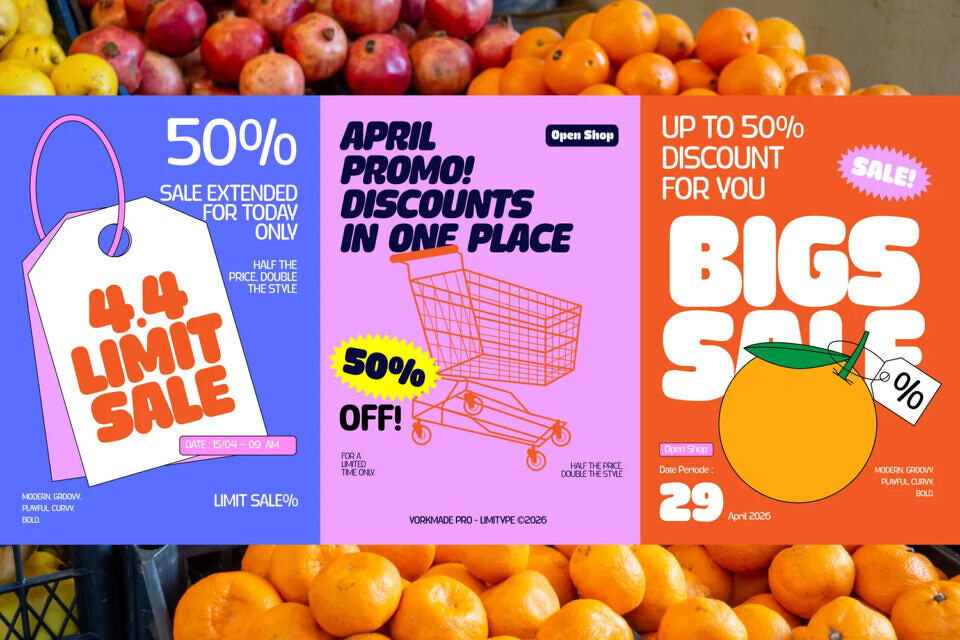 Yorkmade Pro Font Family