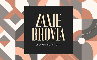 Zanie Brovia Font