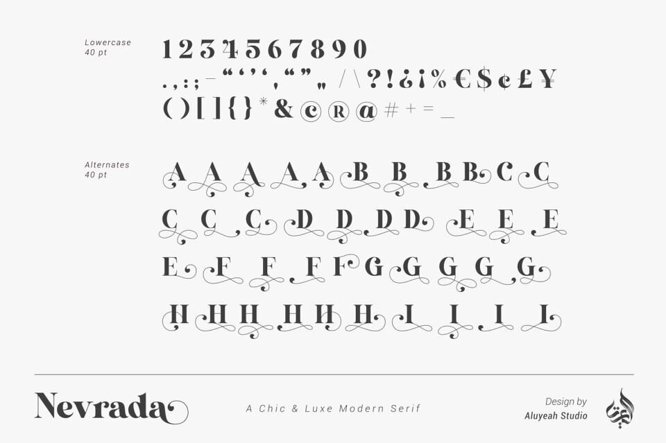 AL Nevrada Font