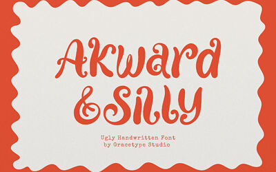 Akward Silly Font
