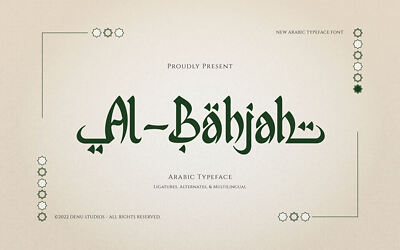 Al Bahjah Font