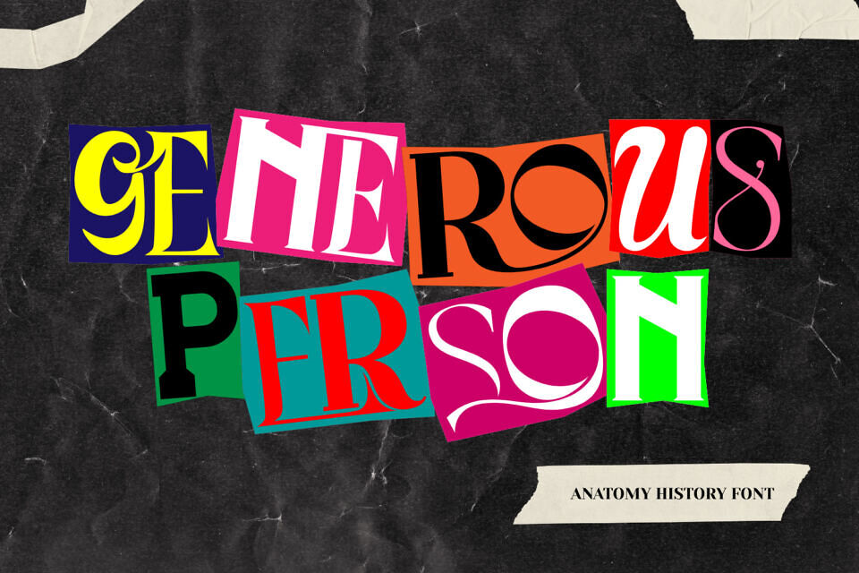 Anatomy History Font