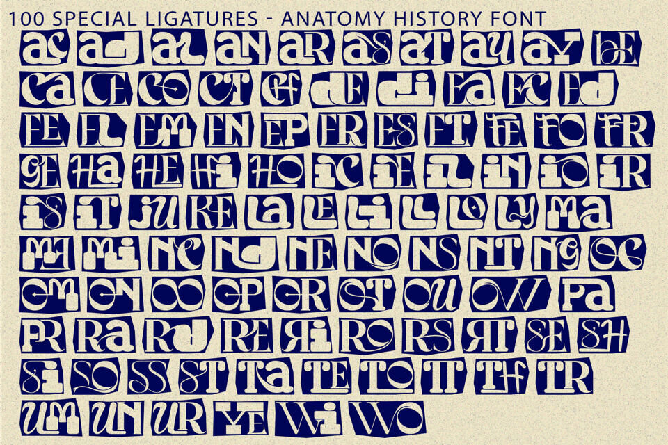 Anatomy History Font