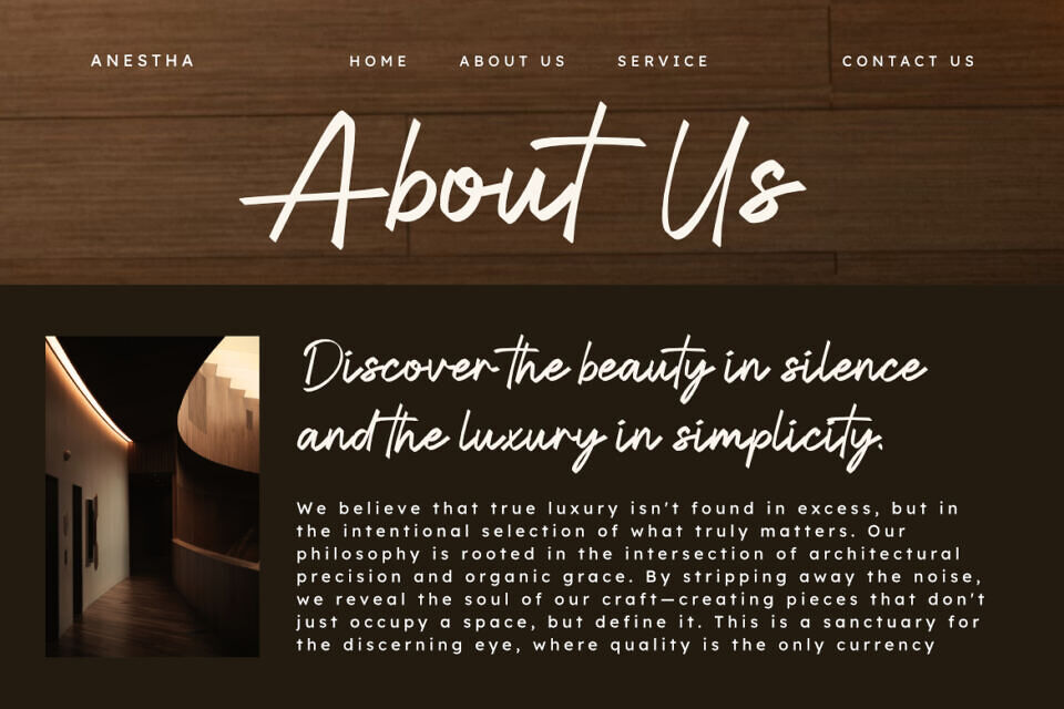 Anestha Script Font