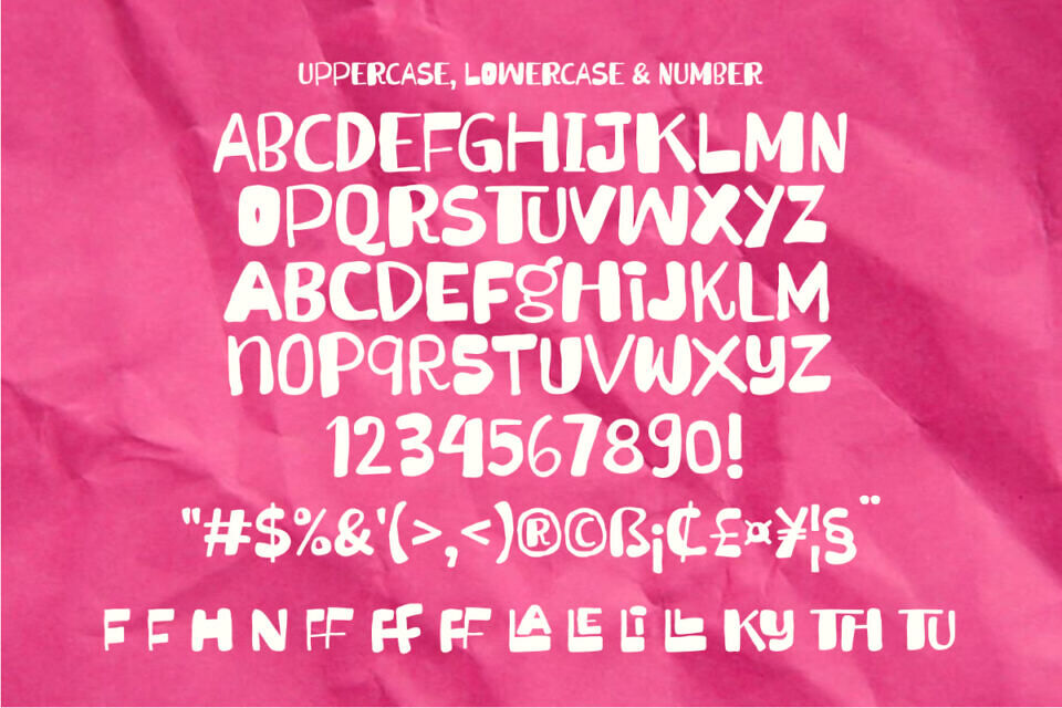 Angellin Freaky Font