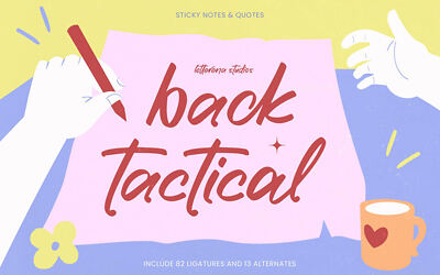 Back Tactical Font