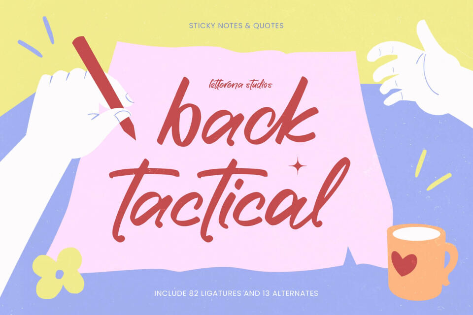 Back Tactical Font