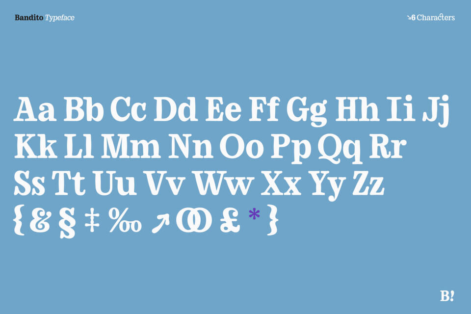 Bandito Font Family
