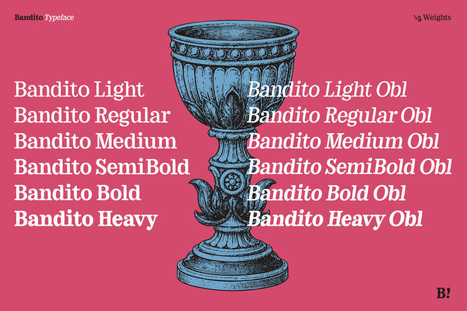 Bandito Font Family