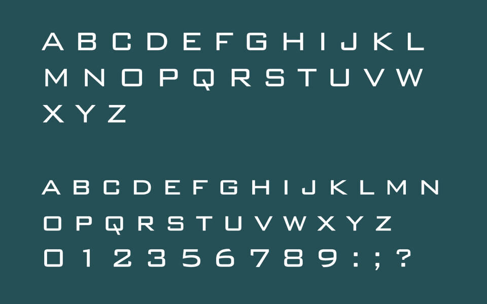 Bank Gothic Font