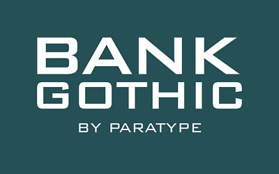 Bank Gothic Font