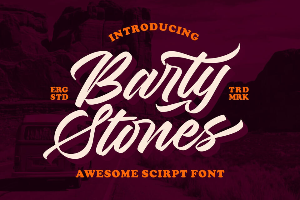 Barty Stones Font