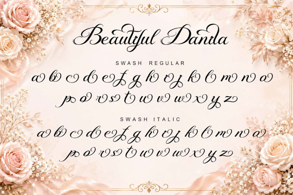 Beautiful Danila Font