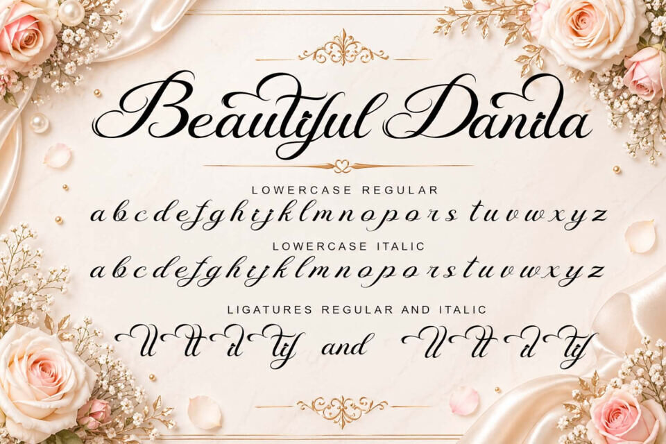 Beautiful Danila Font