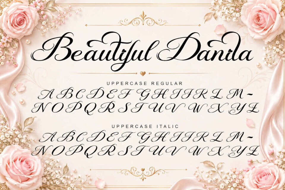 Beautiful Danila Font