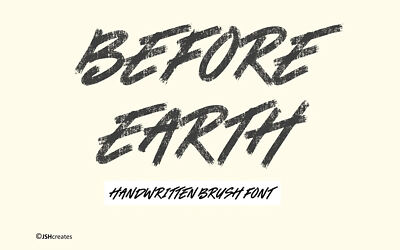 Before Earth Font