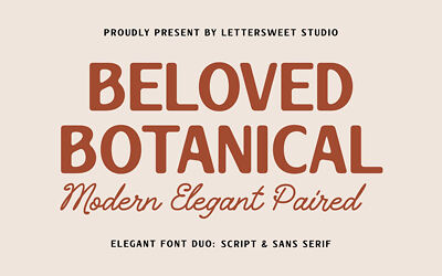 Beloved Botanical Font