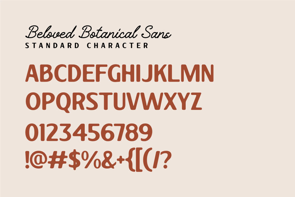 Beloved Botanical Sans Font