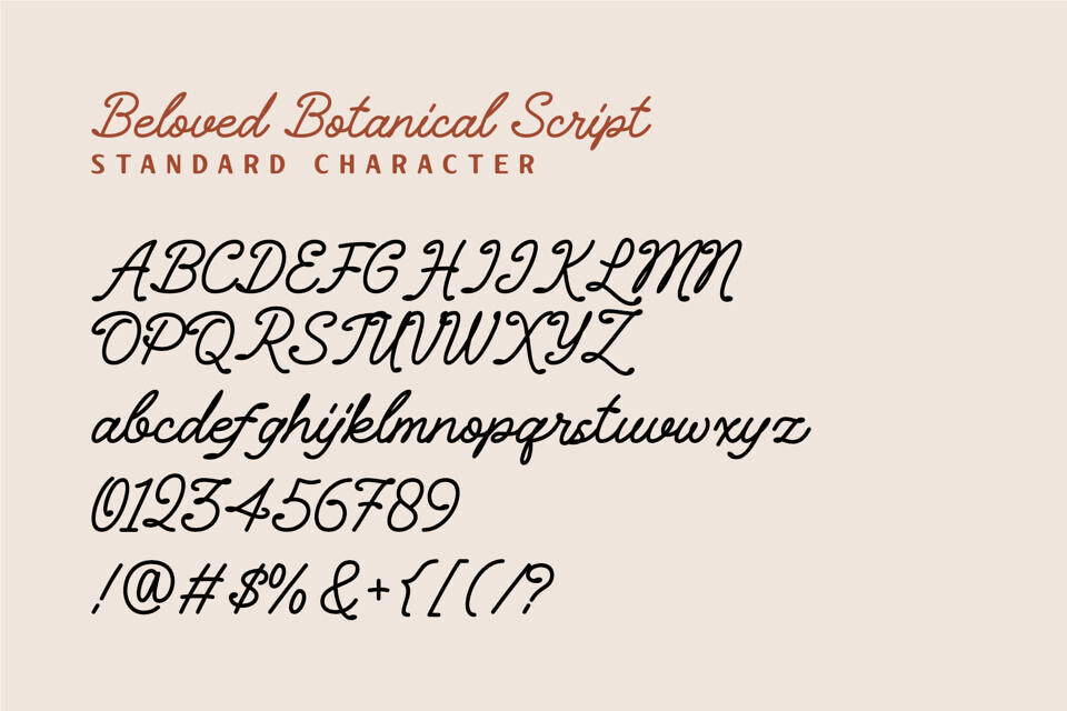 Beloved Botanical Sans Font