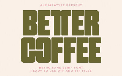 Better Coffee Font