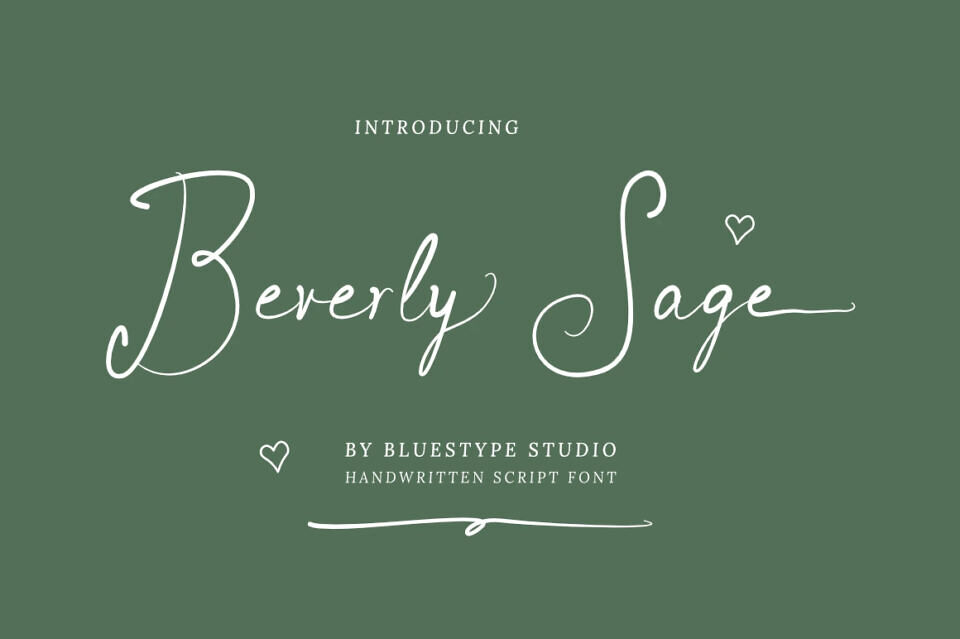 Beverly Sage Font