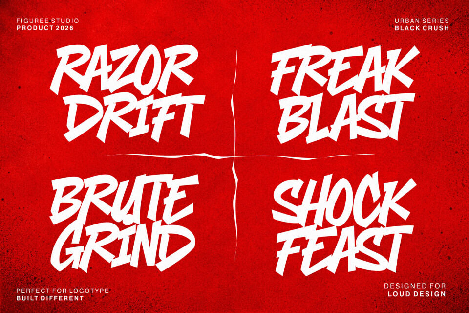 Black Crush Font