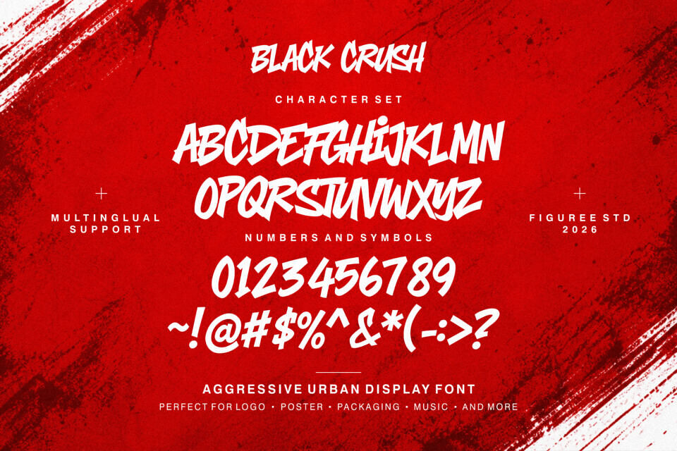 Black Crush Font