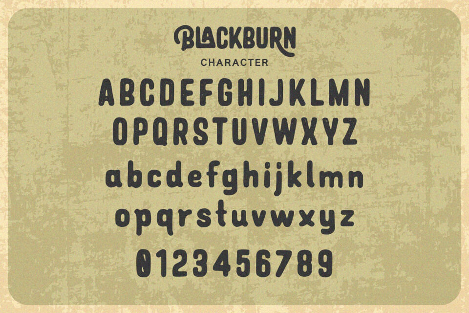 Blackburn Font