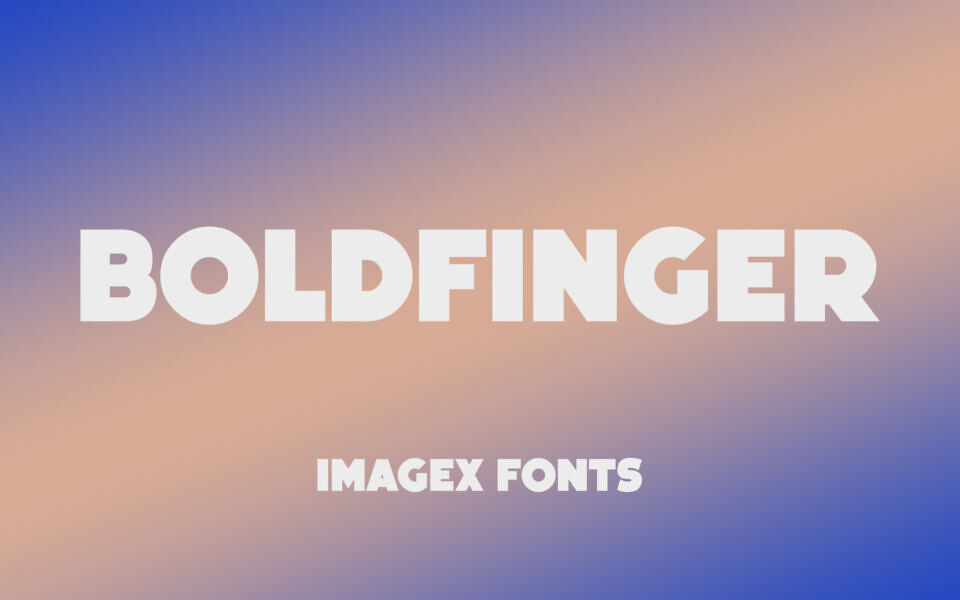 Boldfinger Font