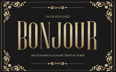 Bonjour Font