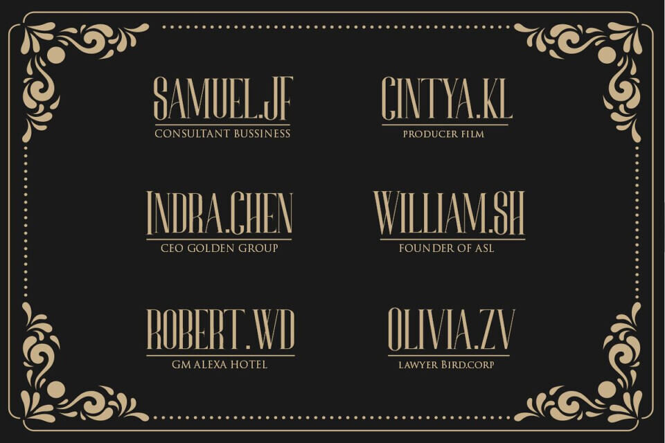 Bonjour Font