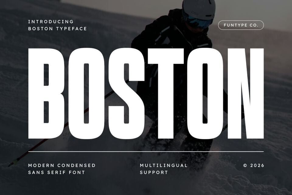 Bostone Font