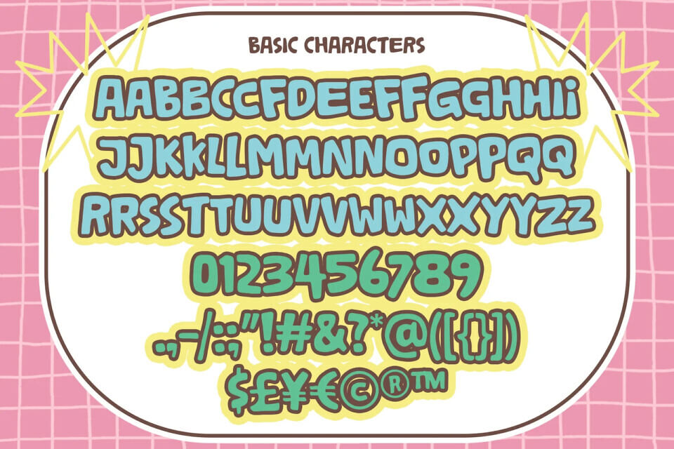 Bouncy Bites Font