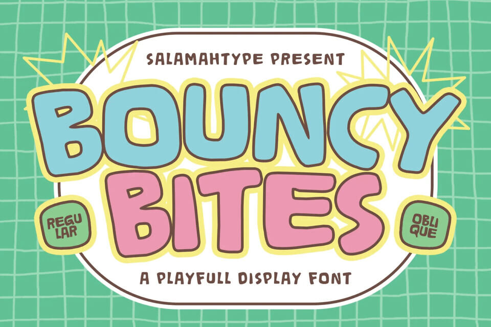 Bouncy Bites Font