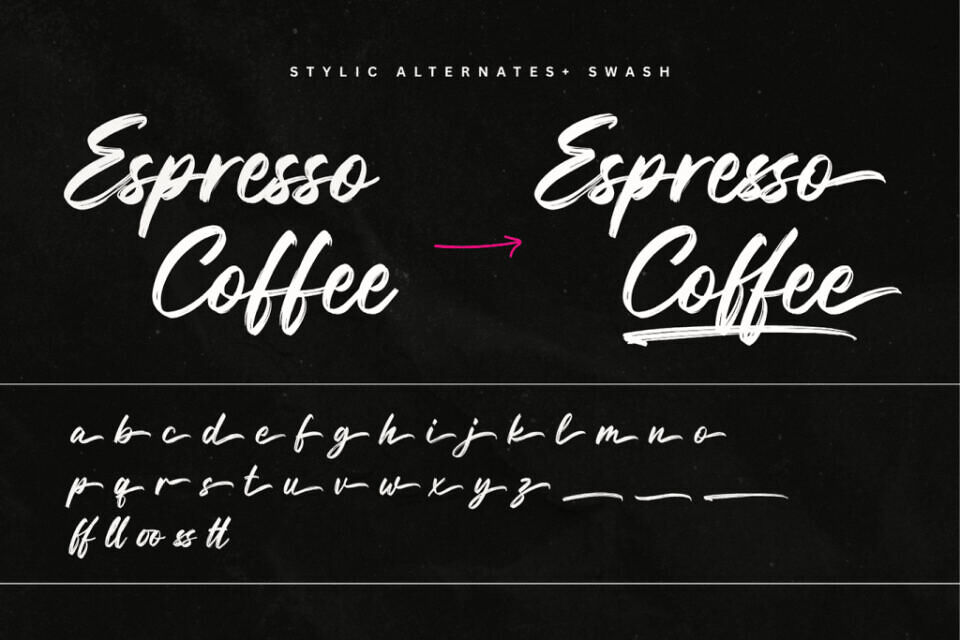 Brush Rings Font