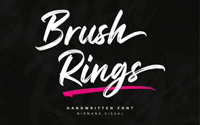 Brush Rings Font