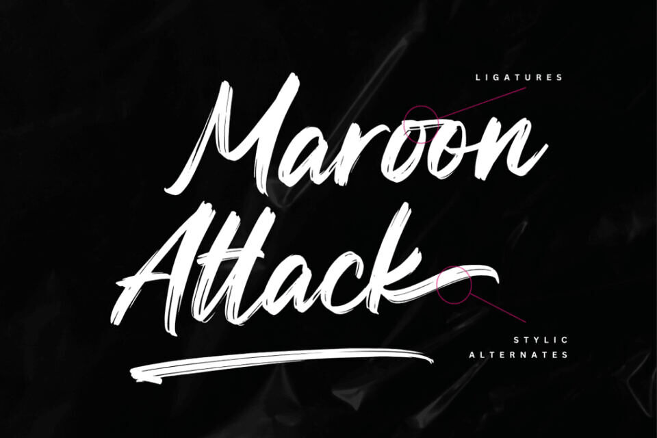 Brush Rings Font