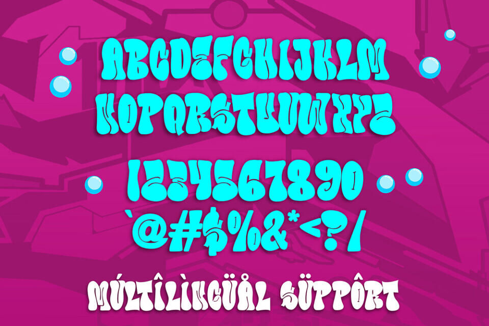 Bubble Horns Font