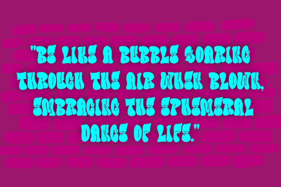 Bubble Horns Font