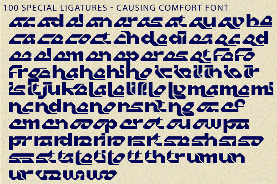 Causing Comfort Font