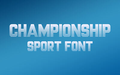Championship Font