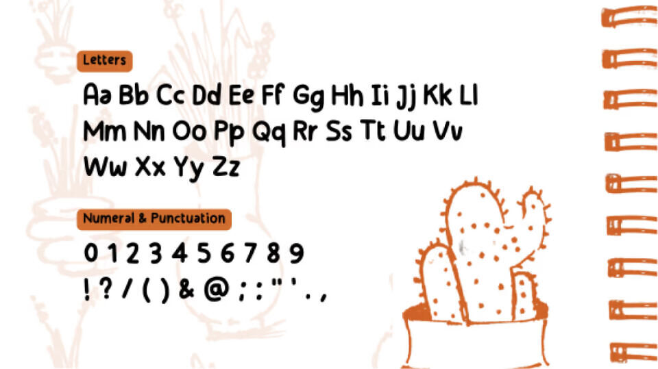 Cheerful Notes Font